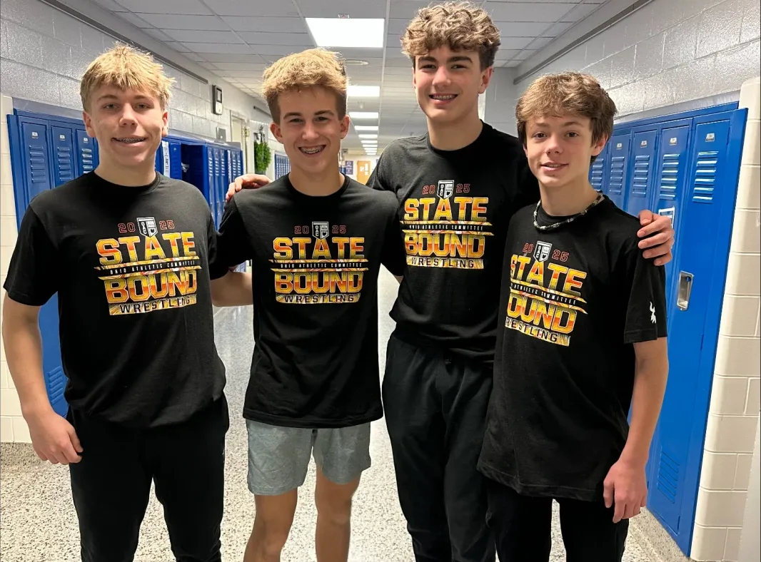 State bound high school wrestlers